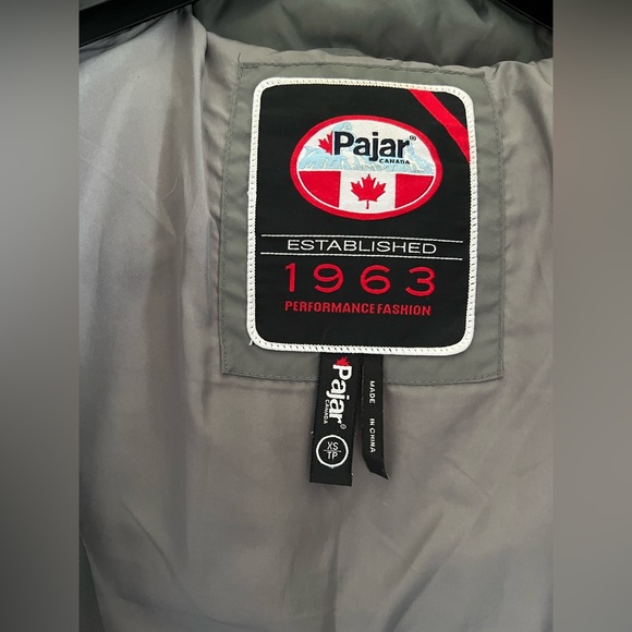 PAJAR winter Parka size xs grey winter coat xs - Picture 4 of 11